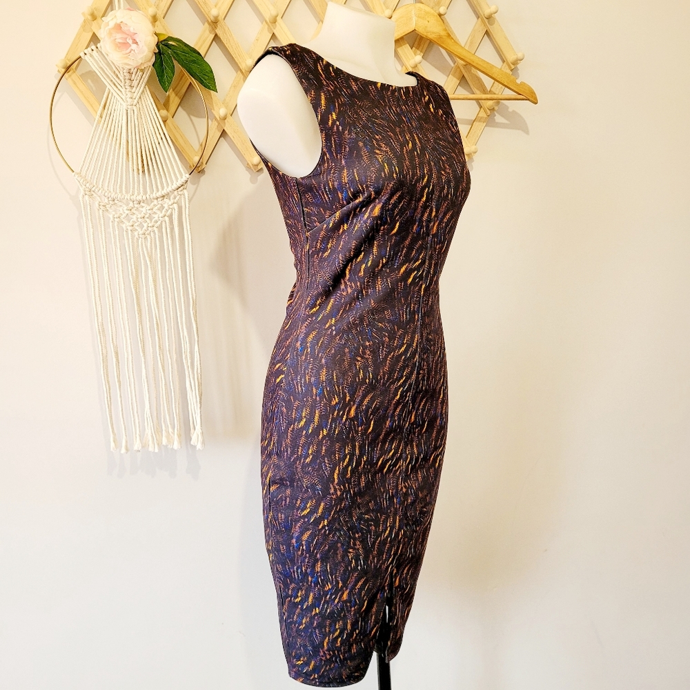 FORCAST Dress (s10) Multi Coloured Warm Tones - Picture 6 of 15